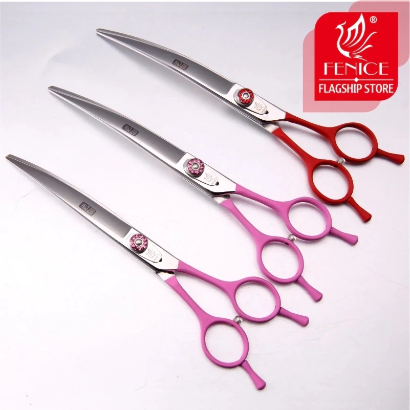 Grooming Scissors - Forbici Professionali Curve per Animali Fenice
