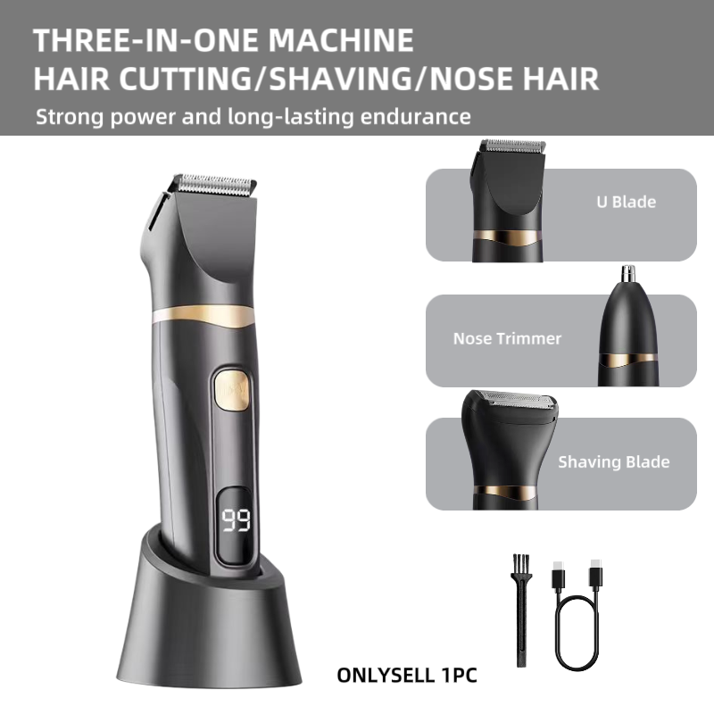 Mens Grooming Travel Kit - Set di 3 Pezzi per la