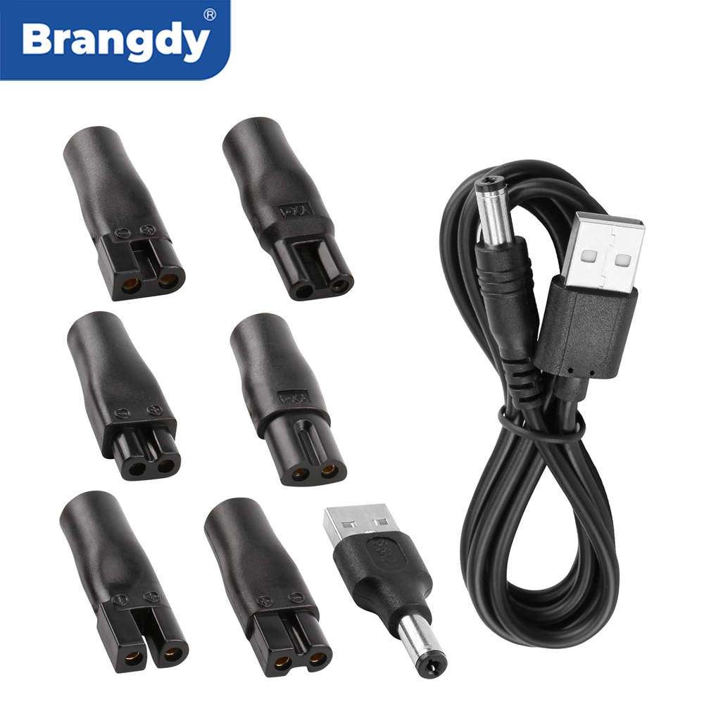 Beard Trimmer - Brangdy Set di adattatori USB per