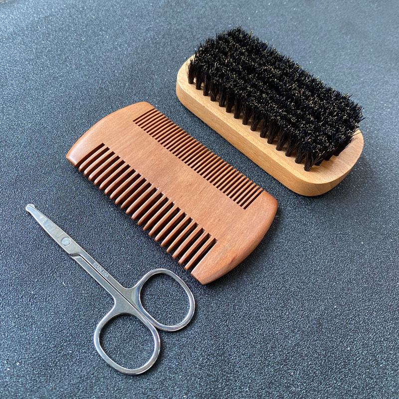 Mens Grooming Travel Kit - Set per la cura della barba