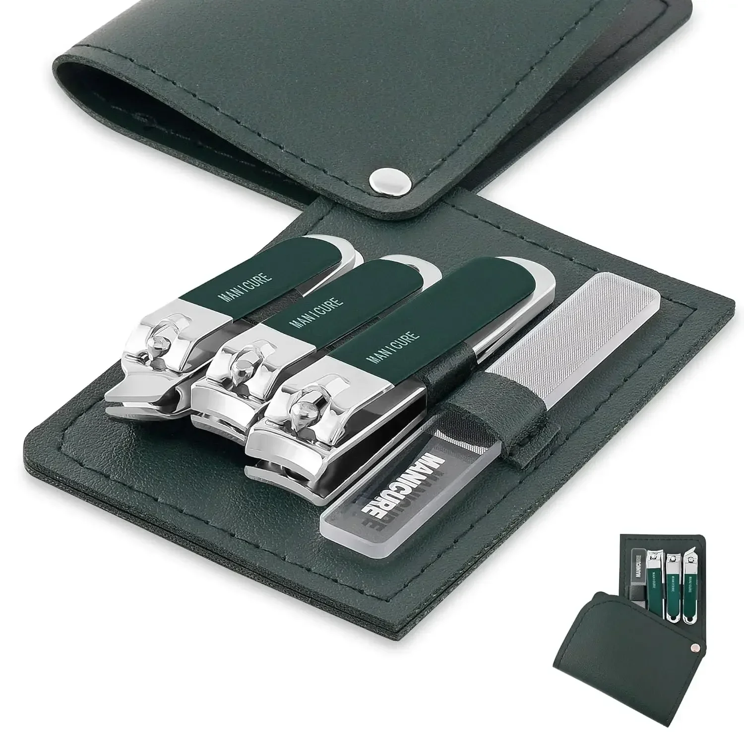 Set di 4 Tagliaunghie Professi - Mens Grooming Travel Kit recensione e prezzo