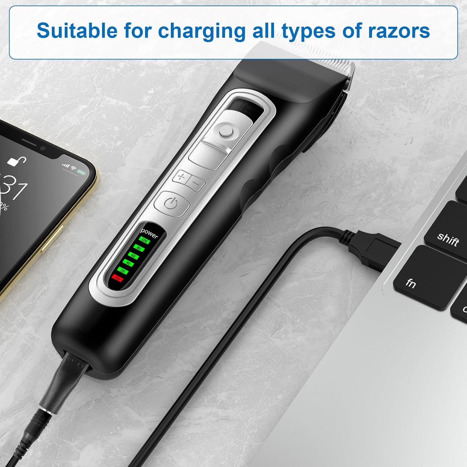 Brangdy Set di adattatori USB  - Beard Trimmer recensione e prezzo