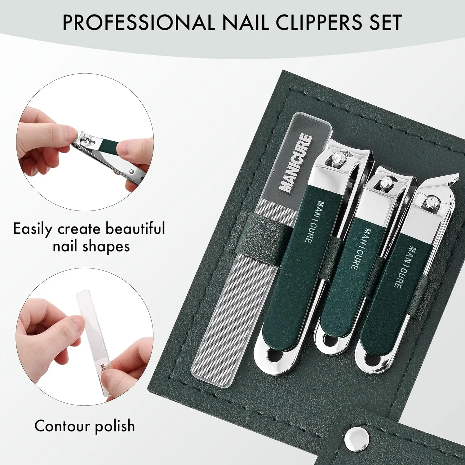 Set di 4 Pezzi per Manicure Pr - Mens Grooming Travel Kit recensione e prezzo