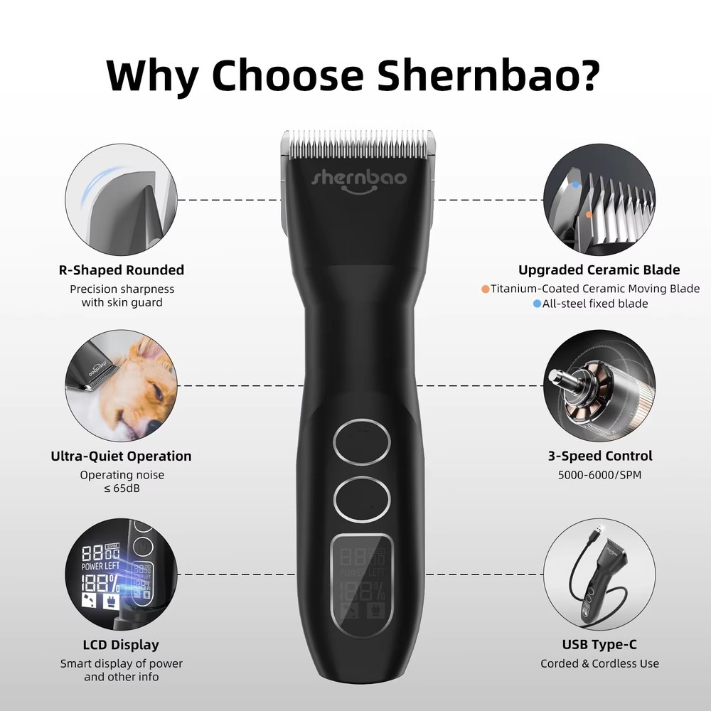 Shernbao PGC-880, serie D, tag - Hair Clipper recensione e prezzo